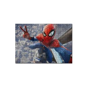 Cakapuzzle Zafer İşaretli Örümcek Adam Mdf 500 Parça Puzzle
