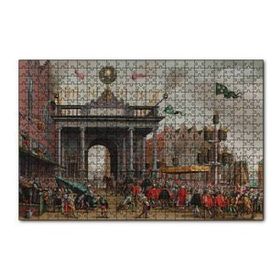 Cakapuzzle Zafer Takı ve Kralın Şehre Girişi 120 Parça Ahşap Puzzle
