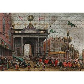 Cakapuzzle Zafer Takı ve Kralın Şehre Girişi 120 Parça Ahşap Puzzle