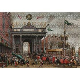 Cakapuzzle Zafer Takı ve Kralın Şehre Girişi 120 Parça Ahşap Puzzle