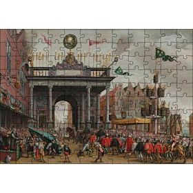 Cakapuzzle Zafer Takı ve Kralın Şehre Girişi 120 Parça Ahşap Puzzle
