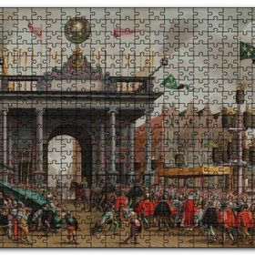 Cakapuzzle Zafer Takı ve Kralın Şehre Girişi Mdf 120 Parça Puzzle