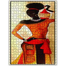 Cakapuzzle Zarif Afrikalı Kadın 120 Parça Puzzle