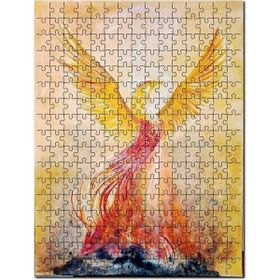 Cakapuzzle Zarif Anka Kuşu Görseli Mdf 1000 Parça Puzzle