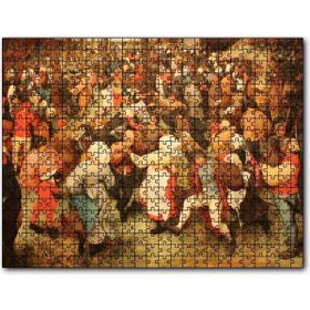 Cakapuzzle Zebranın Tehlikeli Tekmesi Mdf 500 Parça Puzzle