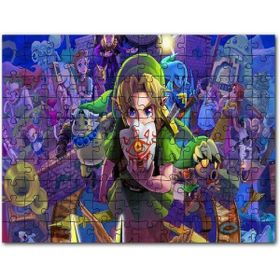 Cakapuzzle Zelda Efsanesi Majoranın Maskesi Görseli Mdf 120 Parça Puzzle