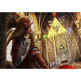 Cakapuzzle Zelda Ocarina Triforce Efsanesi Görseli 120 Parça Ahşap Puzzle