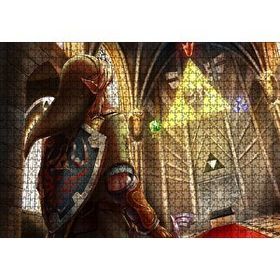 Cakapuzzle Zelda Ocarina Triforce Efsanesi Görseli 120 Parça Ahşap Puzzle