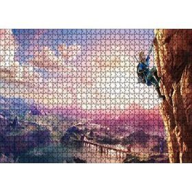 Cakapuzzle Zeldanın Vahşi Nefesi Efsanesi Çizgi Film Görseli 1000 Parça Puzzle
