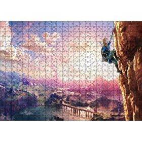 Cakapuzzle Zeldanın Vahşi Nefesi Efsanesi Çizgi Film Görseli 500 Parça Puzzle