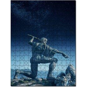 Cakapuzzle Zeus Suikastçılar Yunan Tanrısı Heykel Mdf 255 Parça Puzzle