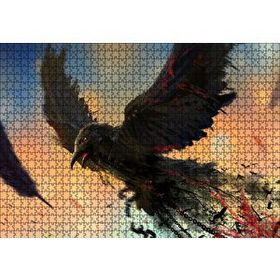 Cakapuzzle Zincirlerinden Kurtulan Karga Mdf 1000 Parça Puzzle
