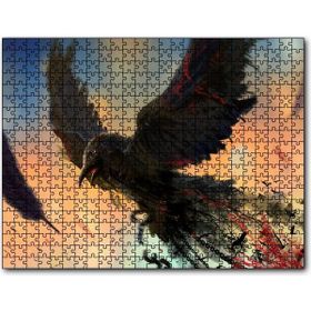 Cakapuzzle Zincirlerinden Kurtulan Karga Mdf 120 Parça Puzzle