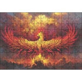 Cakapuzzle Zümrüdü Anka Karanlık Fantazi Mdf 120 Parça Puzzle