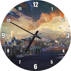 Cakasaat 5000219484 Disco Elysium Sanat Eseri Aleksander Rostov Oyun Sanat Görseli Duvar Saati