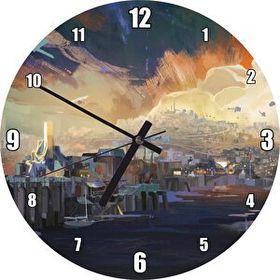 Cakasaat 5000219484 Disco Elysium Sanat Eseri Aleksander Rostov Oyun Sanat Görseli Duvar Saati