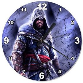 Cakasaat Assassins Creed Desenli Duvar Saati