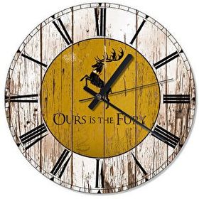 Cakasaat Baratheon Game Of Thrones Akarlı Duvar Saati
