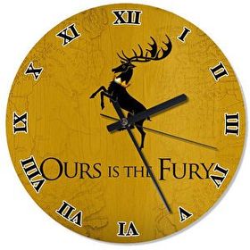 Cakasaat Baratheon Game Of Thrones Retro Duvar Saati