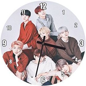 Cakasaat Bts Kore Pop Casual Kıyafetler Duvar Saati