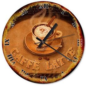 Cakasaat Caffe Latte Tasarım Duvar Saati