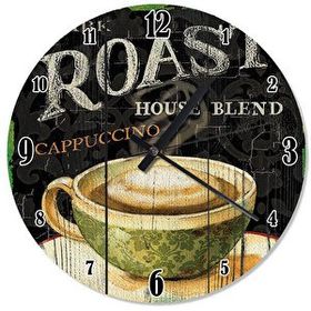 Cakasaat Cappuccino Kahve Zamanı Duvar Saati