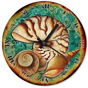 Cakasaat Deniz Kabukları Duvar Saati