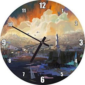 Cakasaat Disco Elysium Sanat Eseri Aleksander Rostov Oyun Sanat Duvar Saati