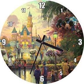 Cakasaat Disneyland Ve Ziyaretçileri Duvar Saati