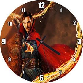Cakasaat Doktor Strange Ve Alev Kırbacı Duvar Saati