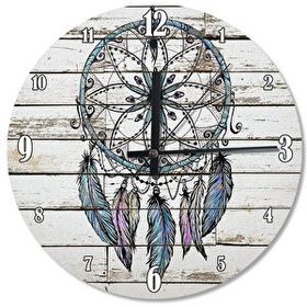 Cakasaat Dream Catcher Ahşap Duvar Saati