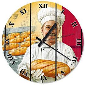 Cakasaat Ekmek Fırını Baskılı Duvar Saati