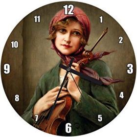 Cakasaat François Martin Kavel Fransa 1861 1931 Catherine La Rose Çalışması Duvar Saati