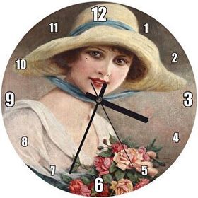 Cakasaat François Martin Kavel Fransa 1861 1931 Catherine La Rose Görsel Duvar Saati