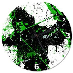 Cakasaat Green Arrow Şekilli Duvar Saati