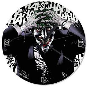 Cakasaat Gülen Joker Baskılı Duvar Saati