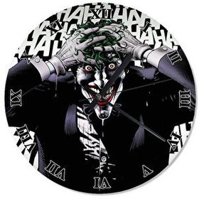 Cakasaat Gülen Joker Baskılı Duvar Saati
