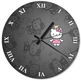 Cakasaat Hello Kitty Alice Tasarım Duvar Saati