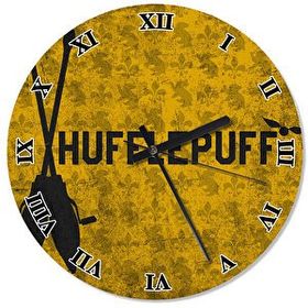 Cakasaat Hufflepuff Harry Potter Çocuk Odası Duvar Saati