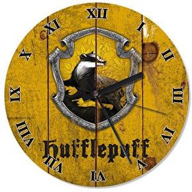 Cakasaat Hufflepuff Harry Potter Dekoratif Duvar Saati