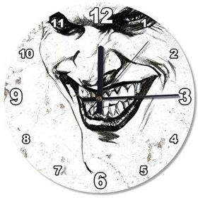 Cakasaat Joker Yüzü Ahşap Duvar Saati