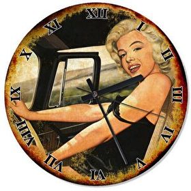 Cakasaat Marilyn Monroe Direksiyonda Sessiz Duvar Saati