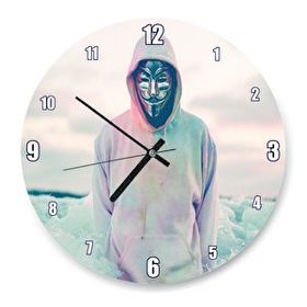 Cakasaat Okyanus Anonymous Maske Duvar Saati