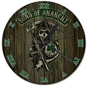 Cakasaat Sons Of Anarchy Anarşinin Oğulları Desenli Duvar Saati