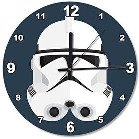 Cakasaat Star Wars Klon Asker Ahşap Duvar Saati