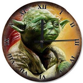 Cakasaat Star Wars Usta Yoda Portrait Desenli Duvar Saati