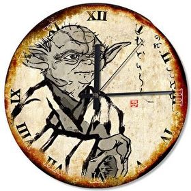 Cakasaat Star Wars Yoda D'kana Dekoratif Duvar Saati