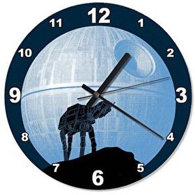 Cakasaat Starwars Moon Akarlı Duvar Saati