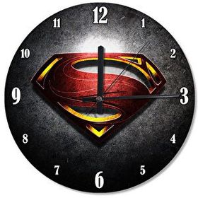Cakasaat Süpermen Logo Sessiz Duvar Saati