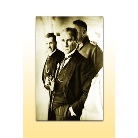 Cakatablo 5319 Atatürk Cumhuriyet In 10. Yılı 35x50 cm Ahşap Tablo